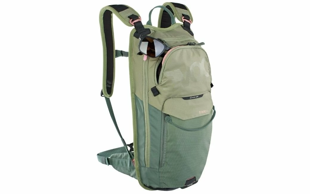 Sac à Dos EVOC Stage 6L Vert Olive + Poche à Eau 2L 5 Sac à Dos EVOC Stage 6L Vert Olive + Poche à Eau 2L – Image 3